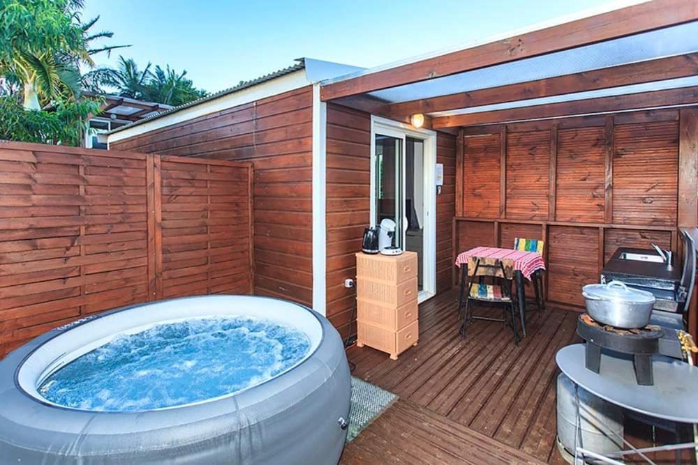 L'Escapade Creole Jacuzzi Privatif Bungalow Bananier Saint-Joseph Dış mekan fotoğraf