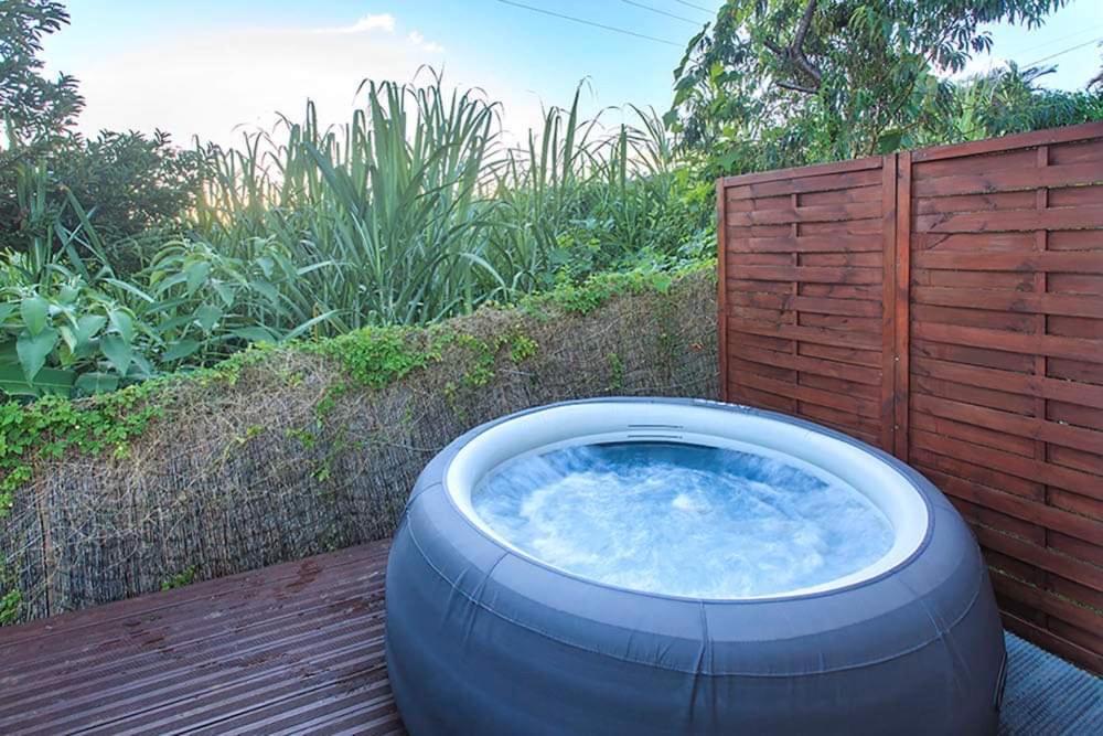 L'Escapade Creole Jacuzzi Privatif Bungalow Bananier Saint-Joseph Dış mekan fotoğraf